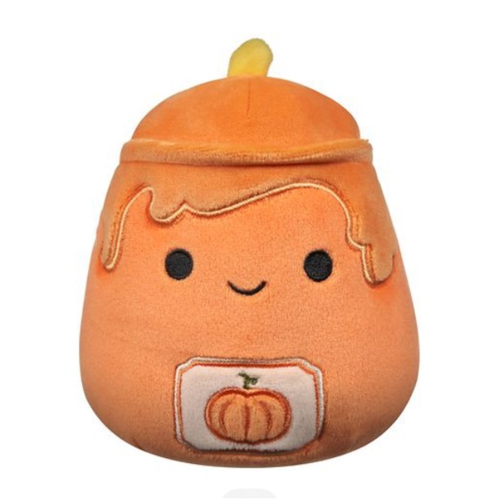 Squishmallows Misha the Pumpkin Candle 5 inch 2024 Halloween Autumn Fall NWT
